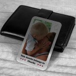 Gift For Auntie Personalised Wallet Card Insert Auntie Birthday