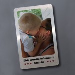 Gift For Auntie Personalised Wallet Card Insert Auntie Birthday