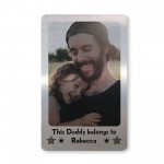 Gift For Daddy Dad Personalised Wallet Card Insert Dad Birthday