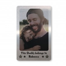 Gift For Daddy Dad Personalised Wallet Card Insert Dad Birthday