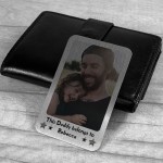Gift For Daddy Dad Personalised Wallet Card Insert Dad Birthday