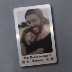 Gift For Daddy Dad Personalised Wallet Card Insert Dad Birthday