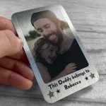 Gift For Daddy Dad Personalised Wallet Card Insert Dad Birthday
