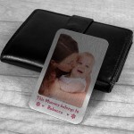 Gift For Mummy Personalised Wallet Card Insert Mothers Day Gift