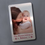 Gift For Mummy Personalised Wallet Card Insert Mothers Day Gift