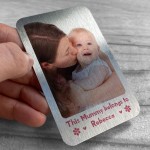 Gift For Mummy Personalised Wallet Card Insert Mothers Day Gift