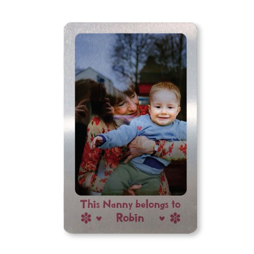 Gift For Nanny Personalised Wallet Card Insert Nanny Mothers Day