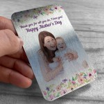 Metal Mothers Day Card Personalised Photo Gift For Your Mum