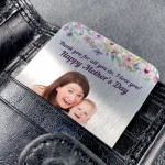 Metal Mothers Day Card Personalised Photo Gift For Your Mum