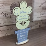 Mothers Day Gift For Nan Personalised Flower From Grandchild