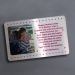 Mum Gift For Mothers Day Personalised Photo Wallet Card Gift