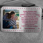 Mum Gift For Mothers Day Personalised Photo Wallet Card Gift