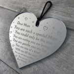 Personalised Heart Gift For Mum Engraved Mothers Day Gift Sign