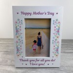 Mothers Day Gift Wooden 6x4  Frame Mum Gift From Daughter Son