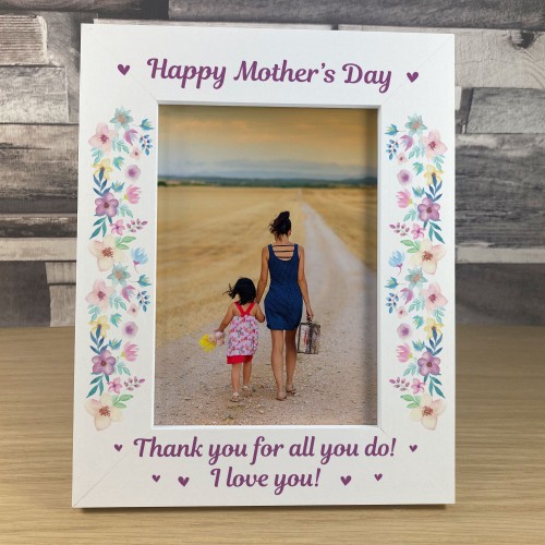 Mothers Day Gift Wooden 7x5  Frame Mum Gift From Daughter Son