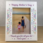 Mothers Day Gift Wooden 7x5  Frame Mum Gift From Daughter Son