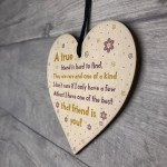 Gift For Best Friend Wooden Heart Friendship Sign Thank You Gift