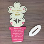 Mum Mummy Gift From Son Daughter Wooden Flower Mothers Day Gift