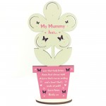 Novelty Mothers Day Gift For Mum Wood Flower Gift From Daughter