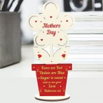 Personalised MOTHERS DAY Gifts For Mum Mummy Wooden Flower Gift