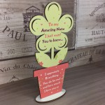 Gift For Nana Handmade Wooden Flower Bespoke Mothers Day Gift