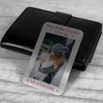 Personalised Happy Mothers Day Gift Metal Wallet Insert