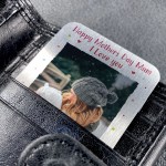 Personalised Happy Mothers Day Gift Metal Wallet Insert