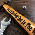 Engraved Hammer Dad Gift For Birthday Fathers Day Novelty Gifts 