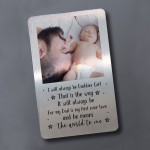 Daddy Gift From Daughter Personalised Metal Wallet Card Gift