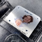 Gift For Daddy Personalised Metal Card Fathers Day Daddys Girl