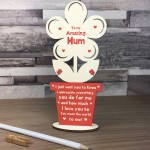 Thank You Gift For Mum Birthday Wooden Flower Gift For Her