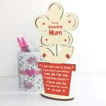 Thank You Gift For Mum Birthday Wooden Flower Gift For Her