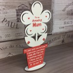 Thank You Gift For Mum Birthday Wooden Flower Gift For Her