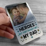Quirky Gift For Dad Fathers Day Birthday Personalised Metal Card