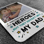 Quirky Gift For Dad Fathers Day Birthday Personalised Metal Card