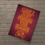 Gaming Neon Print Novelty Gaming Poster Gamer Bedroom Wall Art