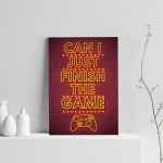 Gaming Neon Print Novelty Gaming Poster Gamer Bedroom Wall Art