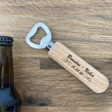 Personalised Bottle Opener Wedding Favours Thank You Usher