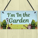 Novelty Garden Hanging Signs And Plaques Backyard Allotment