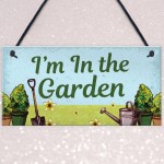 Novelty Garden Hanging Signs And Plaques Backyard Allotment