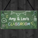 Personalised Classroom Sign For Door Gift For Daughter Son