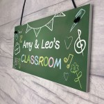 Personalised Classroom Sign For Door Gift For Daughter Son