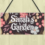 Personalised Garden Sign Gift For Her Birthday Gifts For Mum Nan