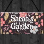 Personalised Garden Sign Gift For Her Birthday Gifts For Mum Nan