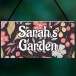 Personalised Garden Sign Gift For Her Birthday Gifts For Mum Nan