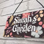 Personalised Garden Sign Gift For Her Birthday Gifts For Mum Nan