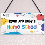 Classroom Sign Personalised Hanging Sign Home School Plaque