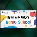 Classroom Sign Personalised Hanging Sign Home School Plaque