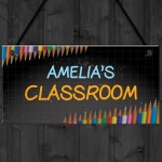 Personalised Classroom Sign For Home Hanging Sign Playroom Sign