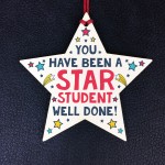 Thankyou Gift From Teacher Wood Star Leaving Nursery School Gift